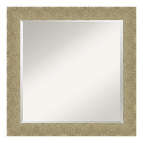 Mirror De Pared Enmarcado De Arte Amanti, 24.2 X 24.2, Oro M
