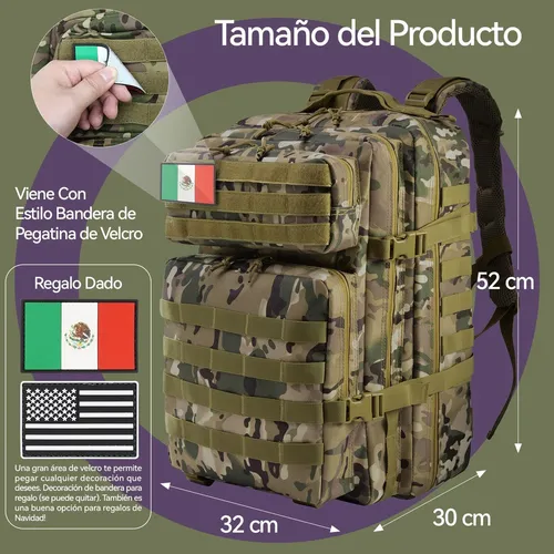 Mochilas tácticas grandes best sale