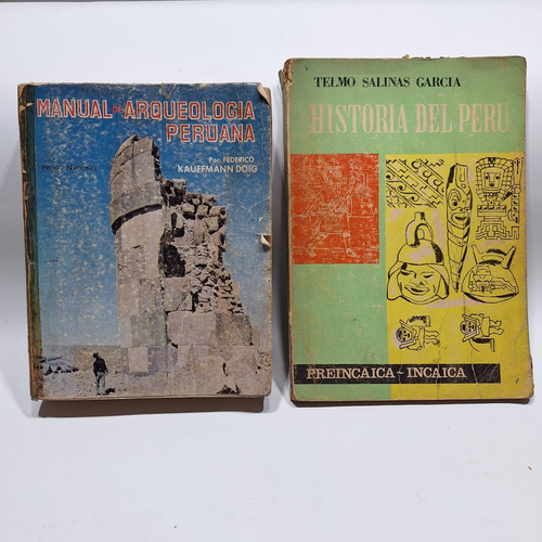 Antiguo Libro Perú Arqueología E Historia (lote X 2) Le895