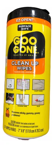 Toallas Limpiadoras Remueve Adhesivo Goo Gone Clean Up Wipes