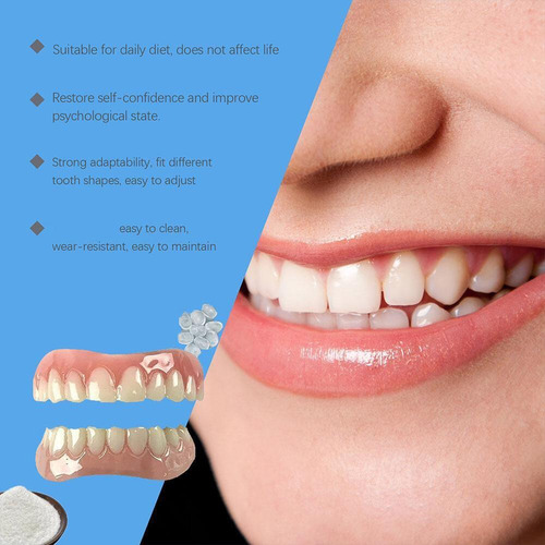 Juego De Dentaduras Postizas Reline De Silicona Para Dientes