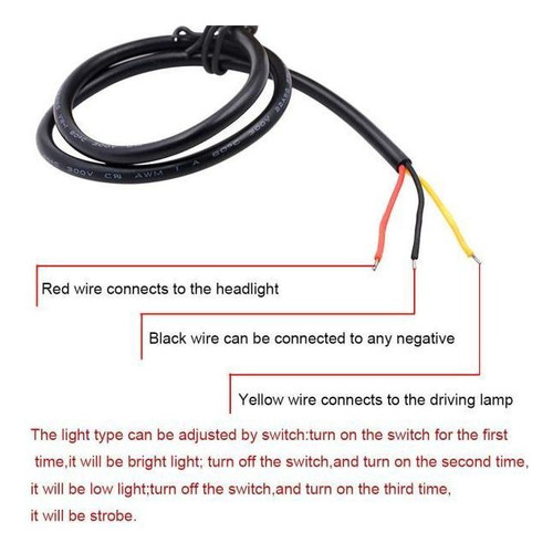 Farol Para Olhos Do Anjo Da Moto Alto/baixo Feixe