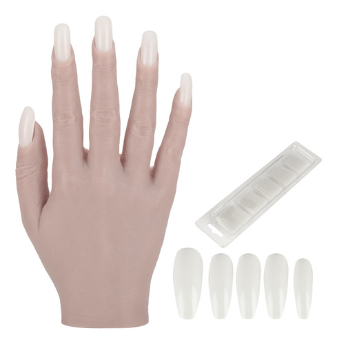Arte De Uñas De Silicona For Entrenamiento De Manos Y Artic