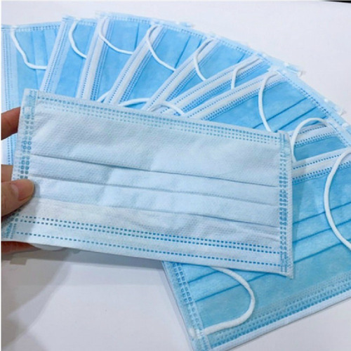 Imagen 1 de 10 de Mascarilla Quirúrgica Importada 3 Capas Con Clip Nasal 50uds