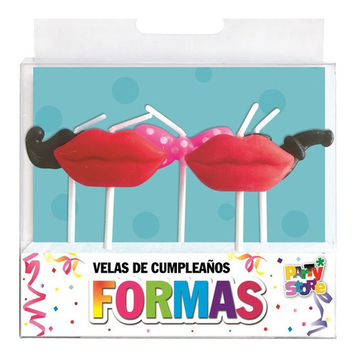 Velas Formas - Set Props X 5 Piezas