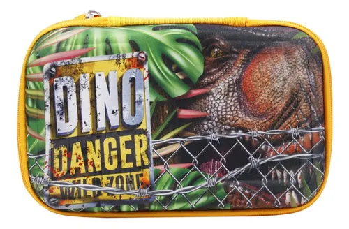 Cartuchera Lsyd Dino Ranger Rigida Dinosaurios