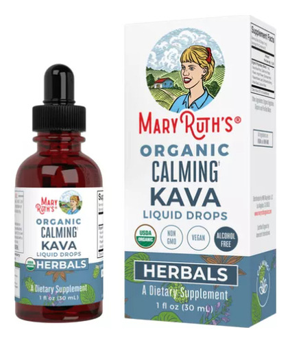 Mary Ruth's Extracto Líquido De Kava Calmante 30ml Sabor Sin Sabor