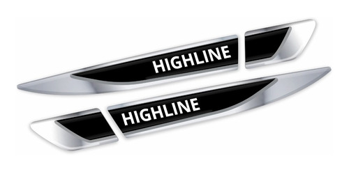Adesivo Aplique Lateral Emblema Amarok Highline Resinado R60