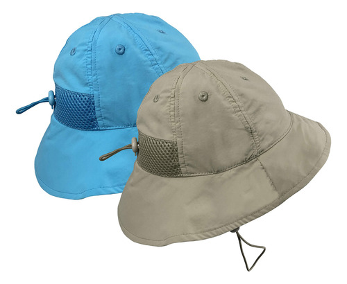 N'ice Caps Paquete De 2 Sombreros Solares Transpirables Con