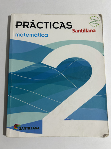 Libro Prácticas 2 - Matemática  - Santillana - Oferta