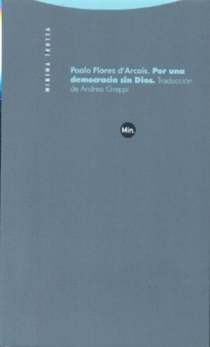 Libro - Por Una Democracia Sin Dios - Paolo Flores D' Arcai