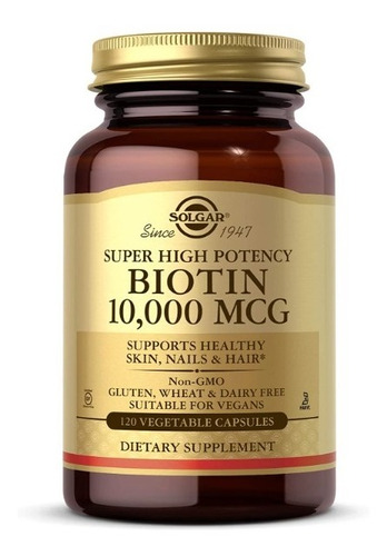 Solgar Biotina 10000 Mcg X 120 - Unidad a $1662