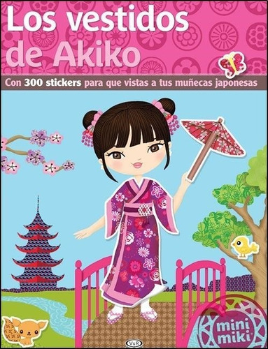 Vestidos De Akiko, Los. Muñecas Japonesas  Stickers