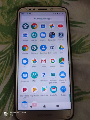 Moto G6 Play 32g Prata Semi Novo Usado