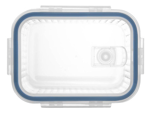 Pote Hermético Wolff Lines De Vidro Com Tampa Plástica 640ml