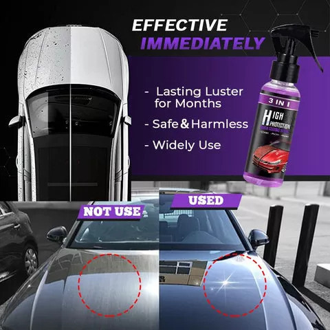 Fweaad Spray De Pintura Rápida Para Automóviles 3 En 1 De