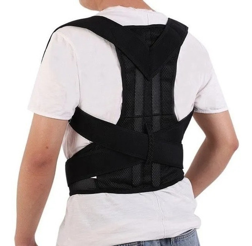 Imagen 2 de 4 de Faja Corregidor Espalda Corrector Postura Hombre Faja Lumbar
