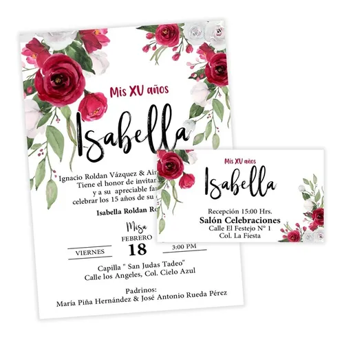 Invitacion Xv Años Digital Rosas Rojas | MercadoLibre Invitacion Xv Años Digital Rosas Rojas | MercadoLibre