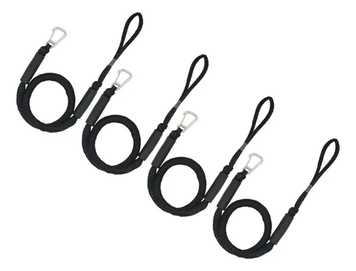 comprar Bungee Dock Line Bungee Corda Corda De Preto 4 Peças