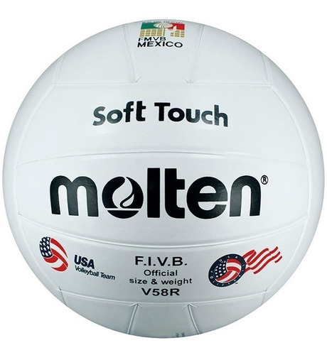 8 Balones Voleibol Molten V58r Hule Natural Envío Gratis