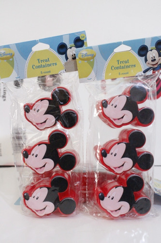 Envase De Mickey 9 Unidades Cotillon