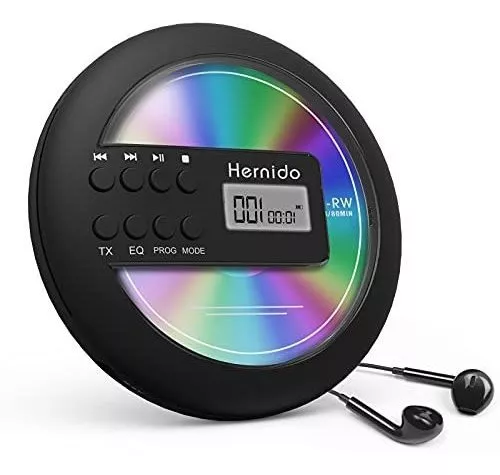 Reproductor CD Portatil HOTT C105 para Carro con Bluetooth