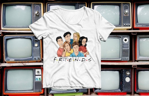 Remera Dama Serie Friends - Varios Modelos