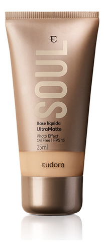 Base Líquida Soul Ultra Matte Cor 13 25ml Tom Médio