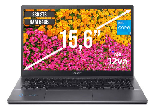Portatil Acer Aspire Intel Core I5 12450h Ssd 2tb+ Ram 64gb