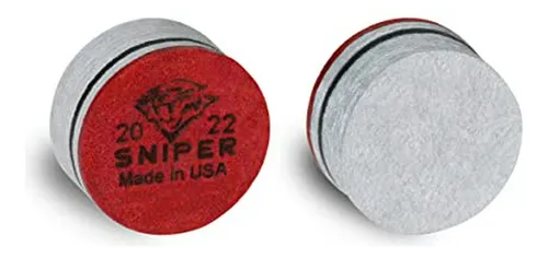 Punta De Taco De Billar Laminada Tiger Sniper - 1 Pc - 13 Mm