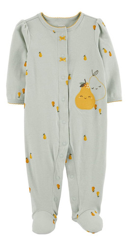 Carters Osito Pijama Algodón Broches Pera 1n666510