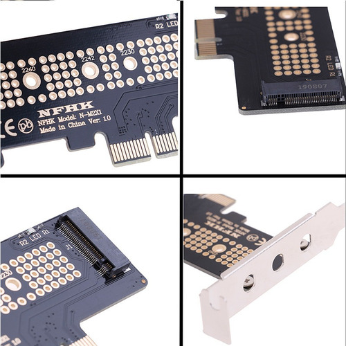 Adaptador Ssd M2 Nvme Para Pci-express X1 X4 X8 X16