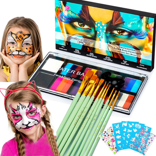 Pintura Facial Y Pintura Corporal De 26 Colores