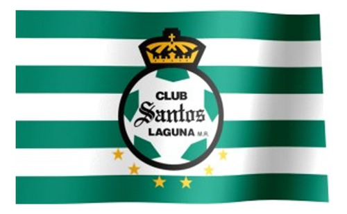 Bandera Club Santos Laguna Equipo De Futbol Poliéster 150x90