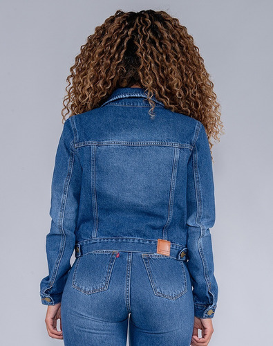 Imagem 3 de 5 de Jaqueta Jeans Feminina Revanche Mylla