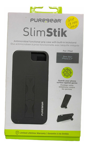Protector Compatible Con Iphone 13 Pro Max Slim Stick Negro