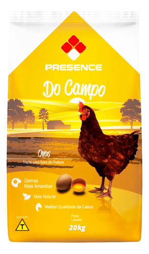 Comida para aves Presence Do Campo Ovos 20kg de 1 unidades