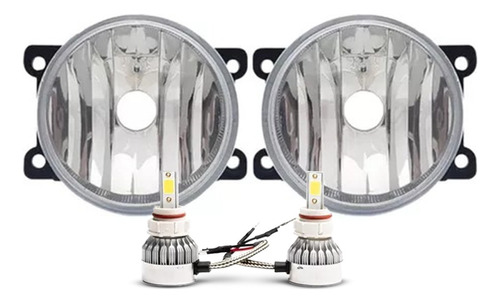 Juego Faro Auxiliar Citroen C3 2018 2019 + Cree Led