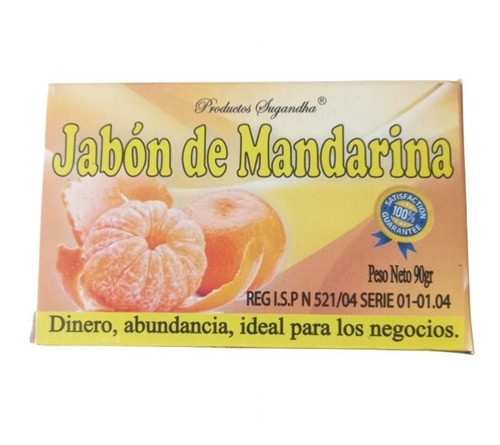 Jabón Esotérico De Mandarina (dinero, Abundancia)