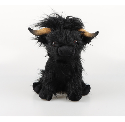 Muñeco De Peluche Escocés Highland Cow, Imitación De Toro