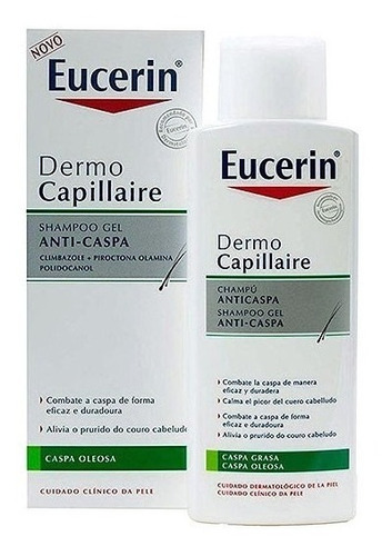 Eucerin Dermocapillaire Shampoo Gel Anti Caspa Caspa Grasa | sin interés