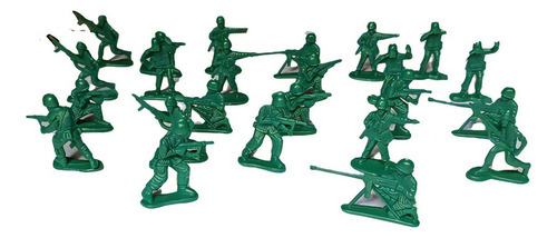 Muñeca de soldado de plástico del ejército militar en miniatura
