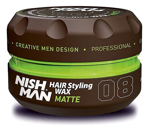 Nishman Serie De Peinado De Cabello (08 Cera Mate De Cera De