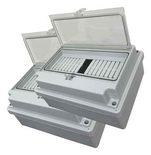 Caja Para Termicas 9 Bocas Ip54 Pilar Variplast Pack X2