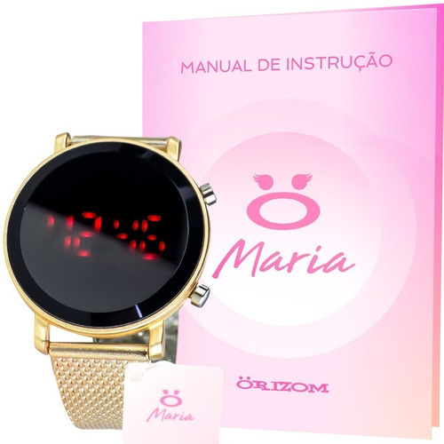 Relógio Feminino Digital Led Maria Rla21