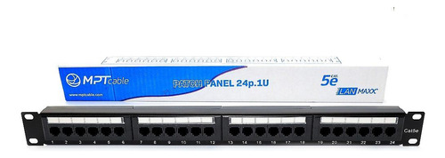 Patch Panel 24 Portas Cat5e Lan Maxx Mpt Homologado