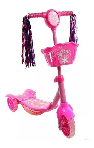 Monopatin Tripatin Scooter Infantil Musical Con Luces St Pgu