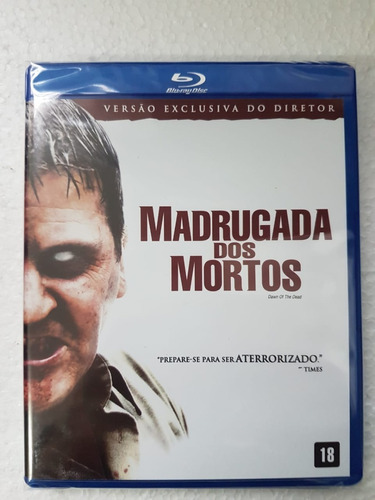 Blu Ray Madrugada Dos Mortos - Versão Diretor - Lacrado. Dub