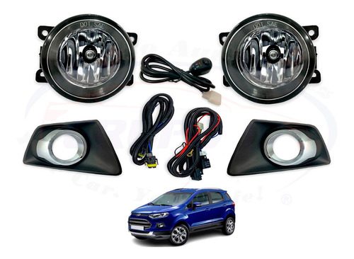 Kit Faros Niebla Auxiliares Ford Ecosport 2013 Al 2017 Nuevo