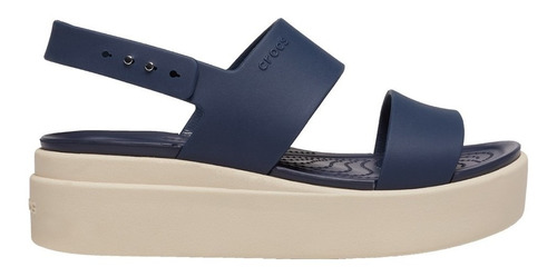 Crocs Sandalias Brooklyn Low Wedge Azul